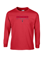 Lugoff Elgin HS Track & Field Border - Mens Cotton Long Sleeve