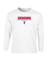 Lugoff Elgin HS Track & Field Border - Mens Cotton Long Sleeve