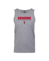 Lugoff Elgin HS Track & Field Border - Mens Tank Top