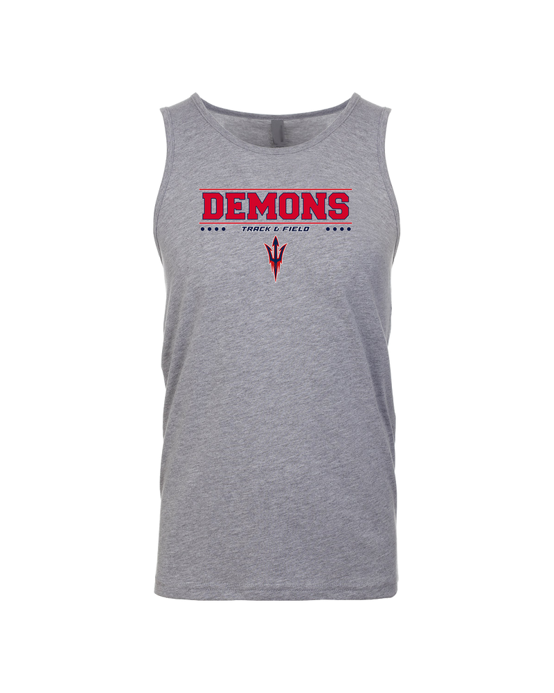 Lugoff Elgin HS Track & Field Border - Mens Tank Top