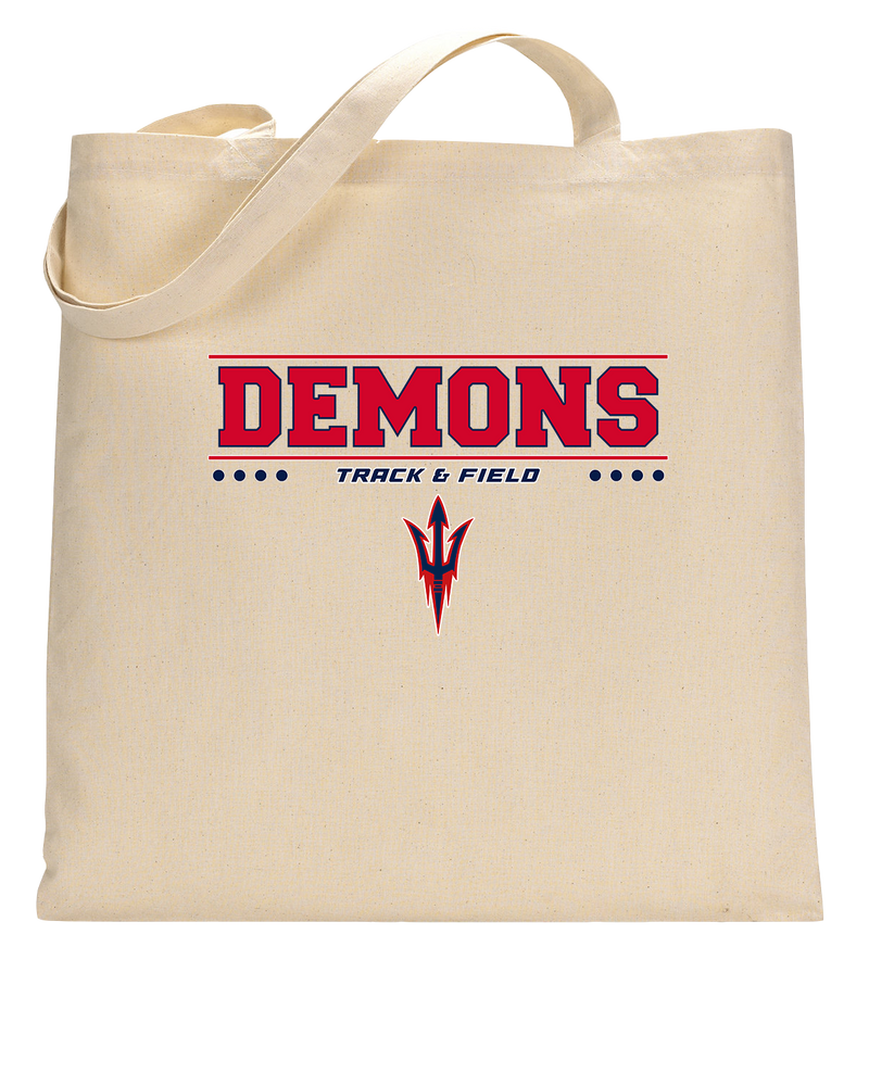 Lugoff Elgin HS Track & Field Border - Tote Bag