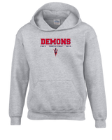 Lugoff Elgin HS Track & Field Border - Cotton Hoodie