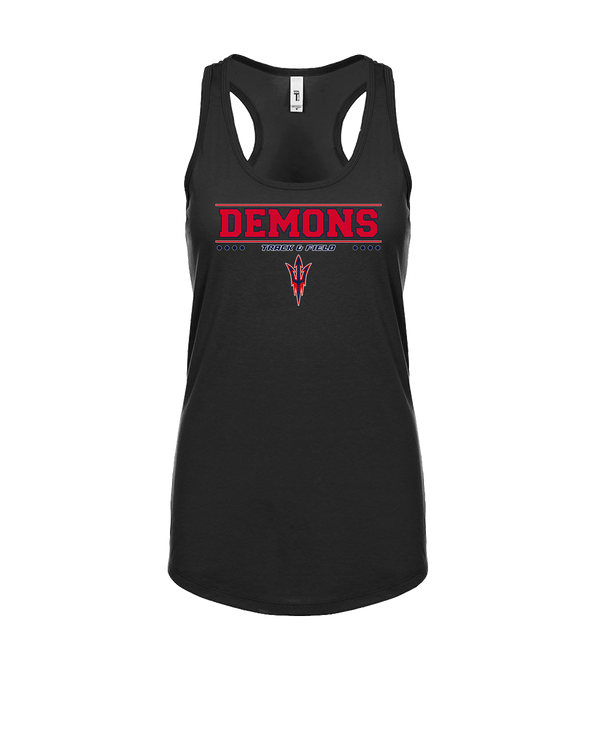 Lugoff Elgin HS Track & Field Border - Womens Tank Top