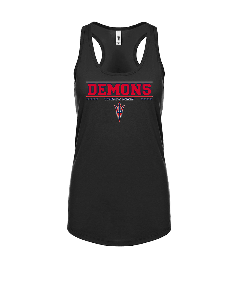 Lugoff Elgin HS Track & Field Border - Womens Tank Top