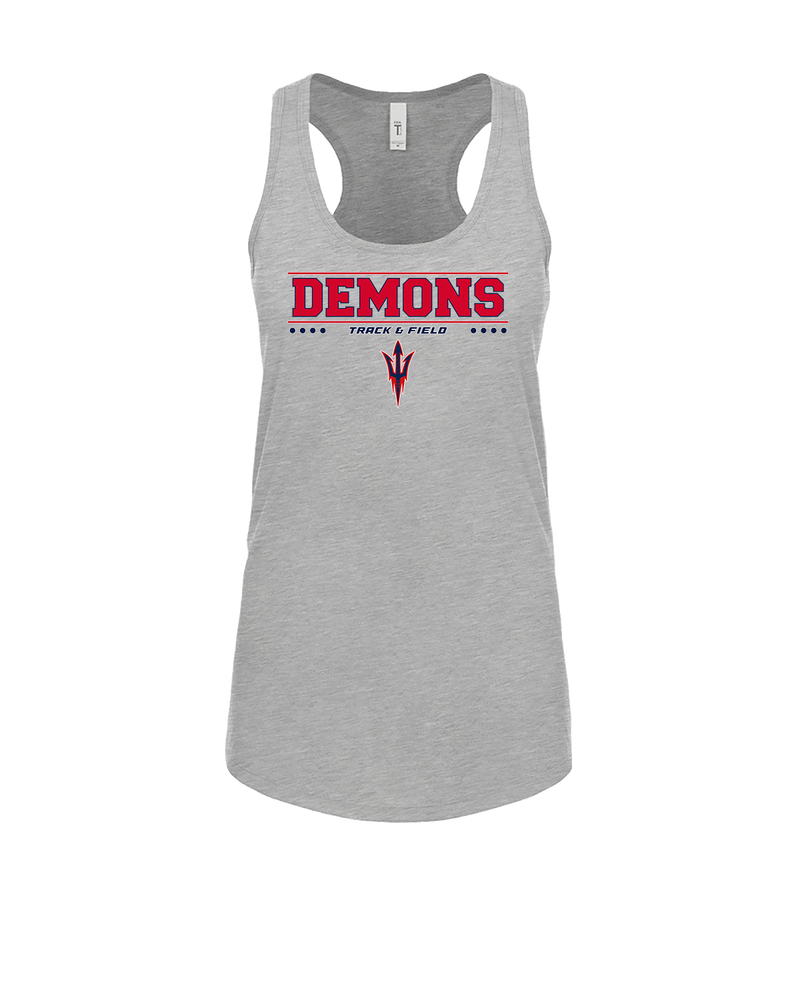 Lugoff Elgin HS Track & Field Border - Womens Tank Top