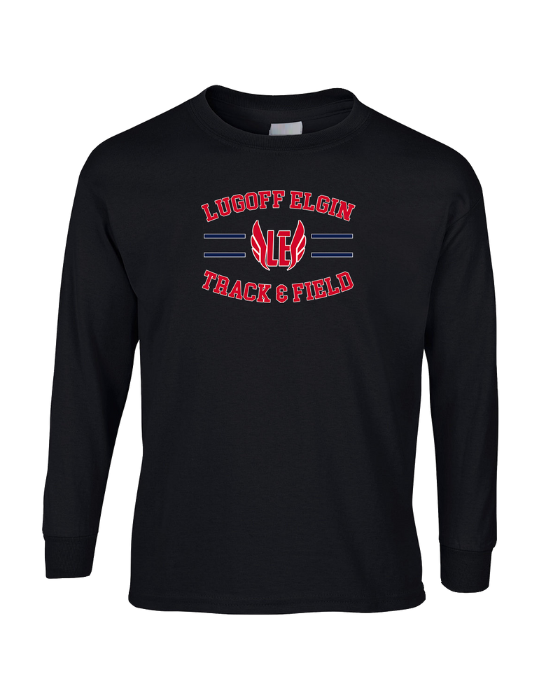 Lugoff Elgin HS Track & Field Curve - Mens Cotton Long Sleeve