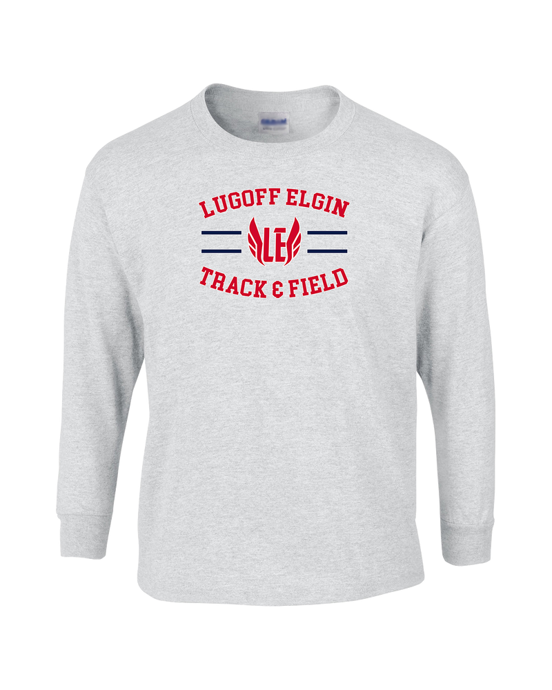 Lugoff Elgin HS Track & Field Curve - Mens Cotton Long Sleeve