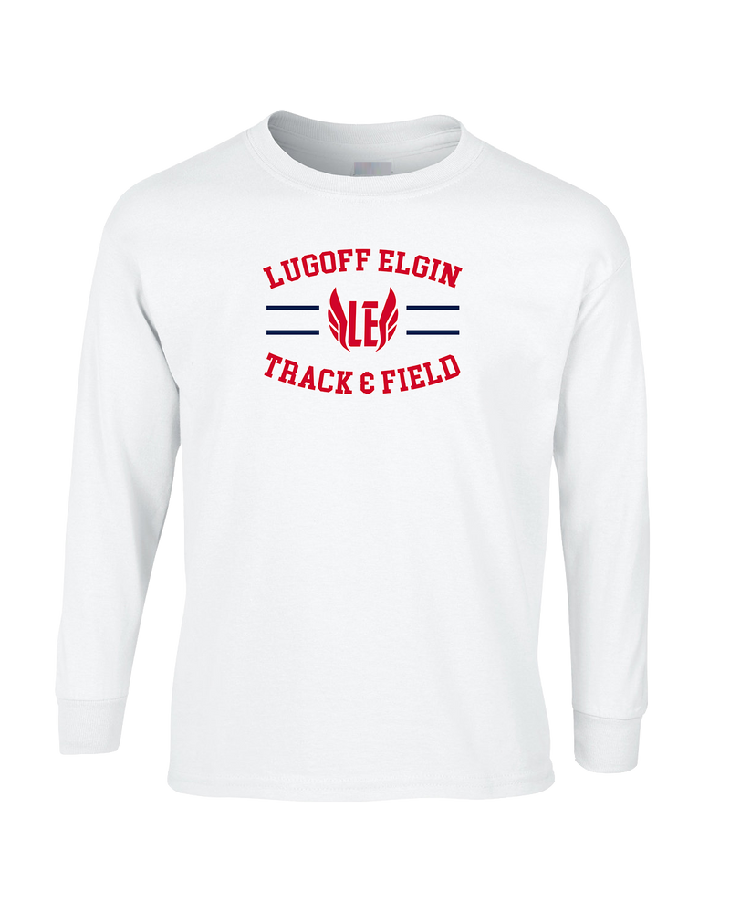 Lugoff Elgin HS Track & Field Curve - Mens Cotton Long Sleeve