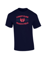 Lugoff Elgin HS Track & Field Curve - Cotton T-Shirt