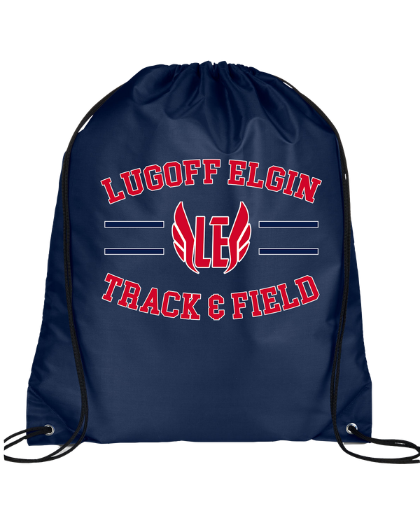 Lugoff Elgin HS Track & Field Curve - Drawstring Bag