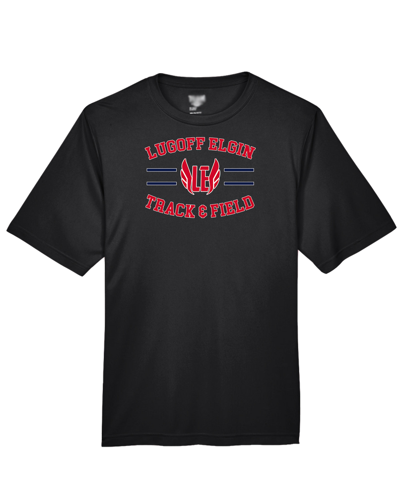 Lugoff Elgin HS Track & Field Curve - Performance T-Shirt