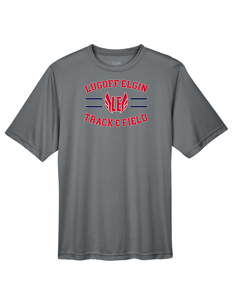 Lugoff Elgin HS Track & Field Curve - Performance T-Shirt