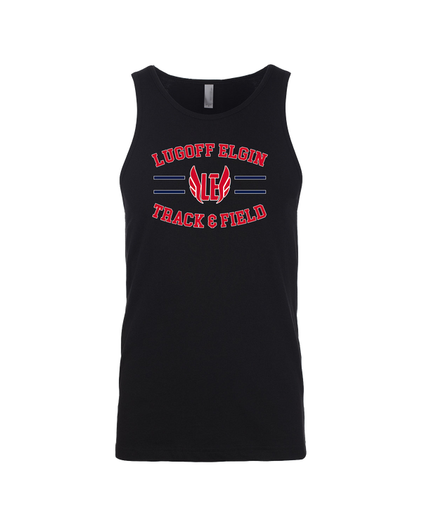 Lugoff Elgin HS Track & Field Curve - Mens Tank Top