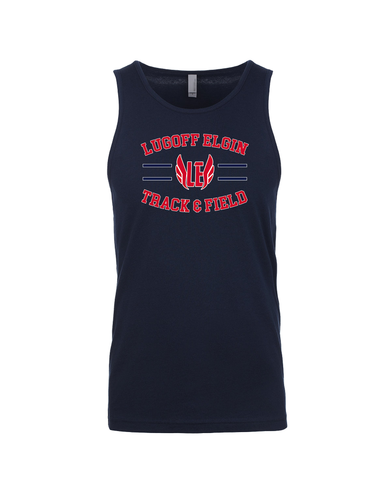 Lugoff Elgin HS Track & Field Curve - Mens Tank Top