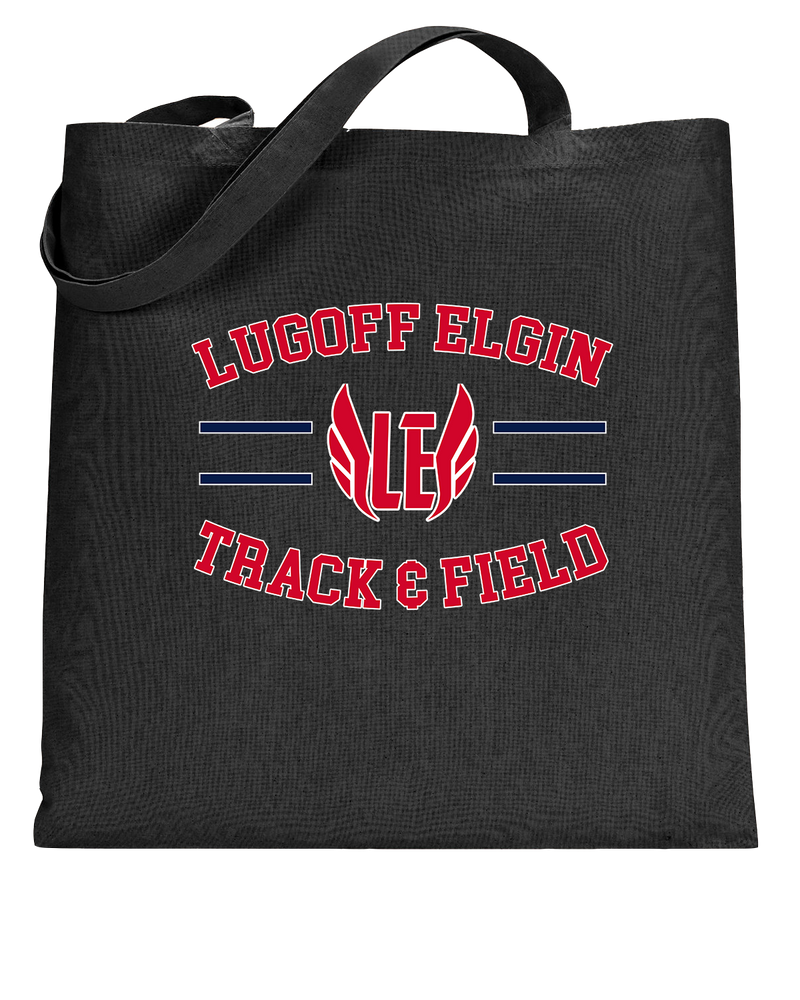 Lugoff Elgin HS Track & Field Curve - Tote Bag