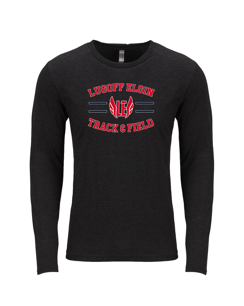 Lugoff Elgin HS Track & Field Curve - Tri Blend Long Sleeve