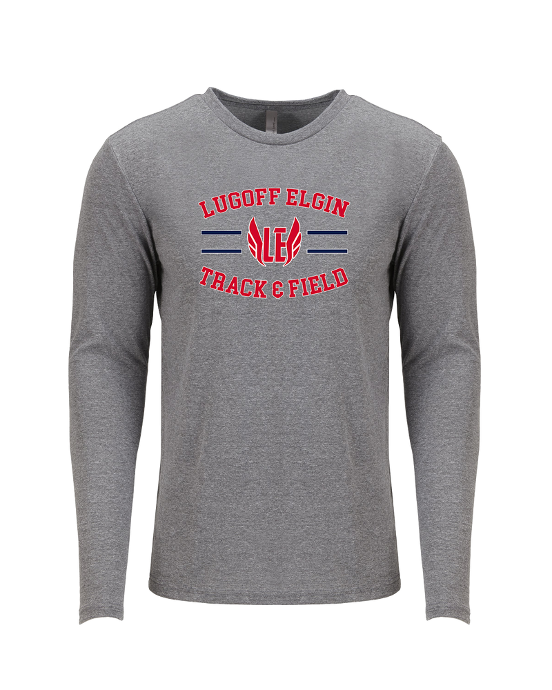 Lugoff Elgin HS Track & Field Curve - Tri Blend Long Sleeve