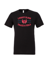 Lugoff Elgin HS Track & Field Curve - Mens Tri Blend Shirt