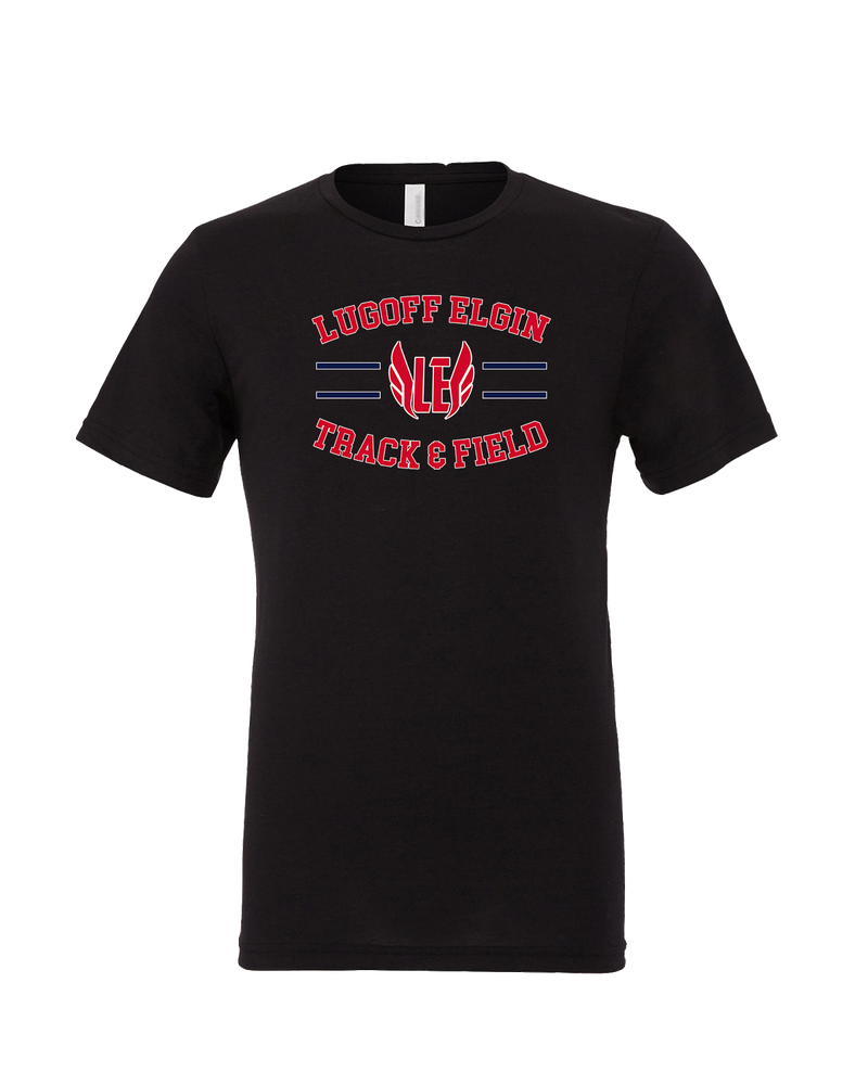 Lugoff Elgin HS Track & Field Curve - Mens Tri Blend Shirt