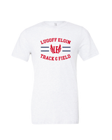 Lugoff Elgin HS Track & Field Curve - Mens Tri Blend Shirt