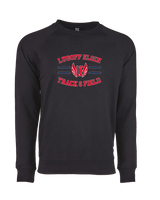 Lugoff Elgin HS Track & Field Curve - Crewneck Sweatshirt