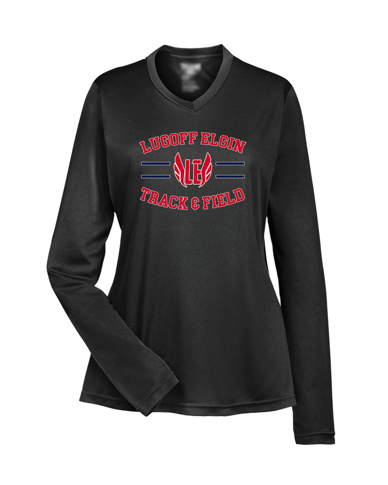 Lugoff Elgin HS Track & Field Curve - Womens Performance Long Sleeve