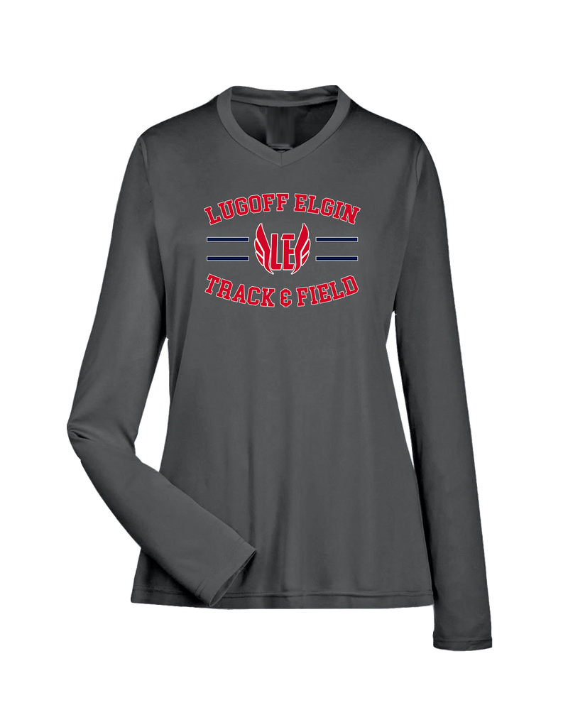 Lugoff Elgin HS Track & Field Curve - Womens Performance Long Sleeve