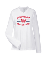 Lugoff Elgin HS Track & Field Curve - Womens Performance Long Sleeve