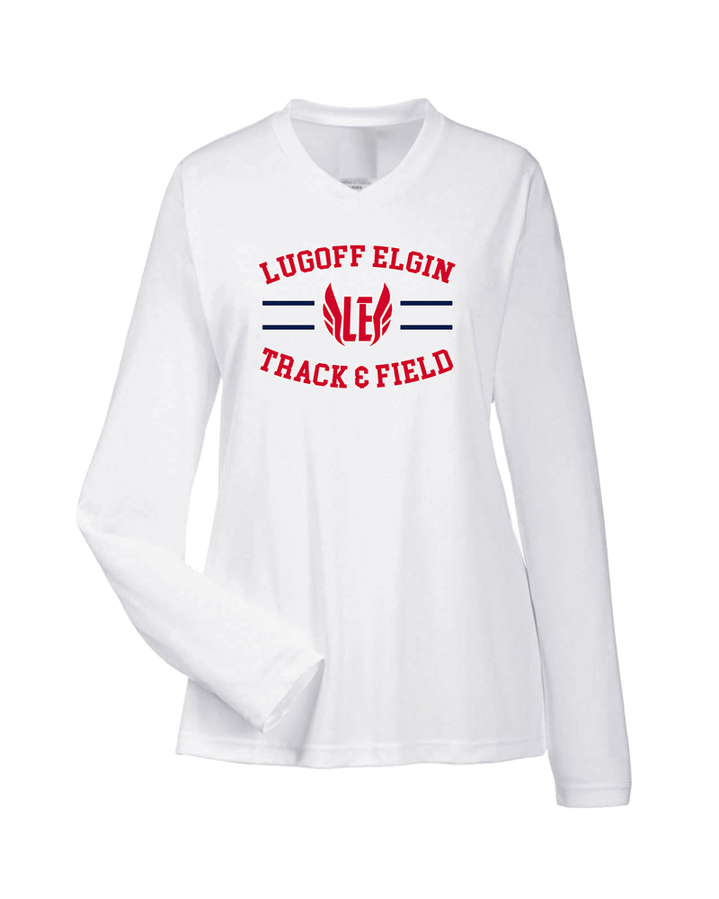 Lugoff Elgin HS Track & Field Curve - Womens Performance Long Sleeve