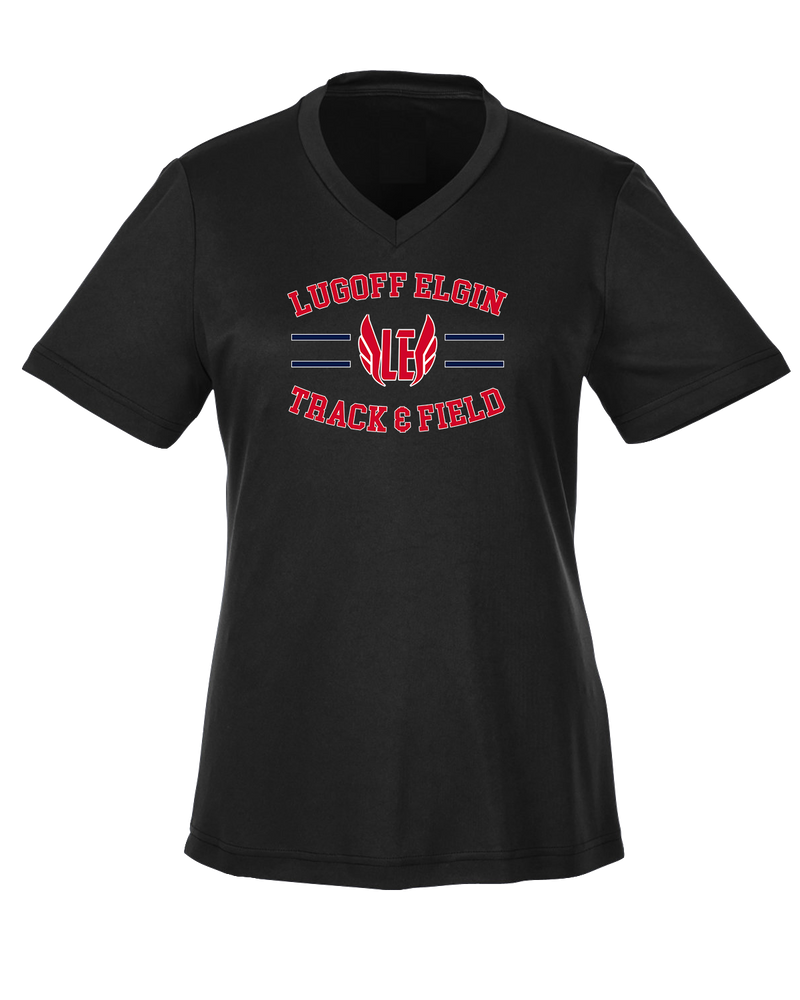 Lugoff Elgin HS Track & Field Curve - Womens Performance Shirt