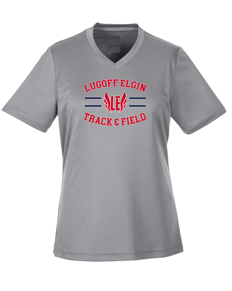 Lugoff Elgin HS Track & Field Curve - Womens Performance Shirt