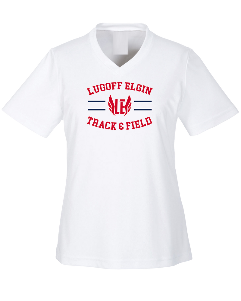 Lugoff Elgin HS Track & Field Curve - Womens Performance Shirt