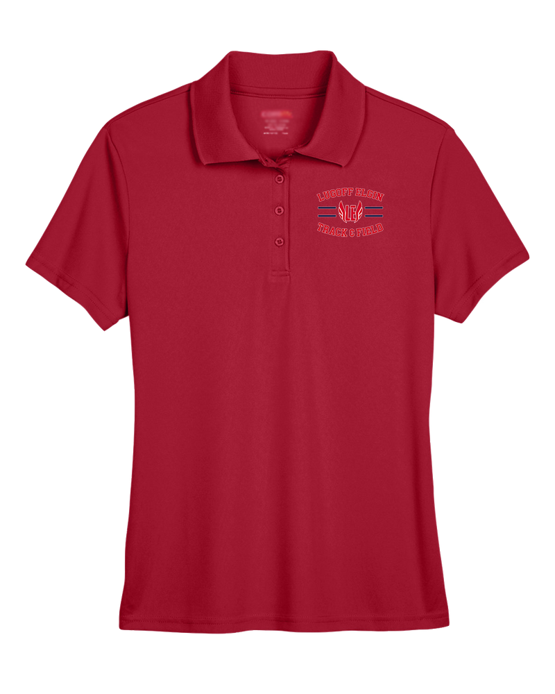 Lugoff Elgin HS Track & Field Curve - Womens Polo