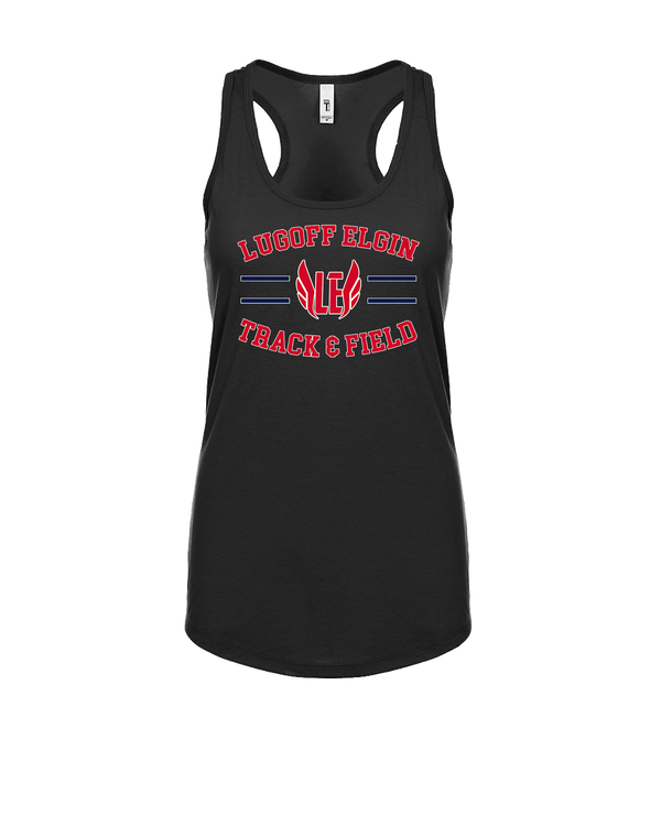 Lugoff Elgin HS Track & Field Curve - Womens Tank Top