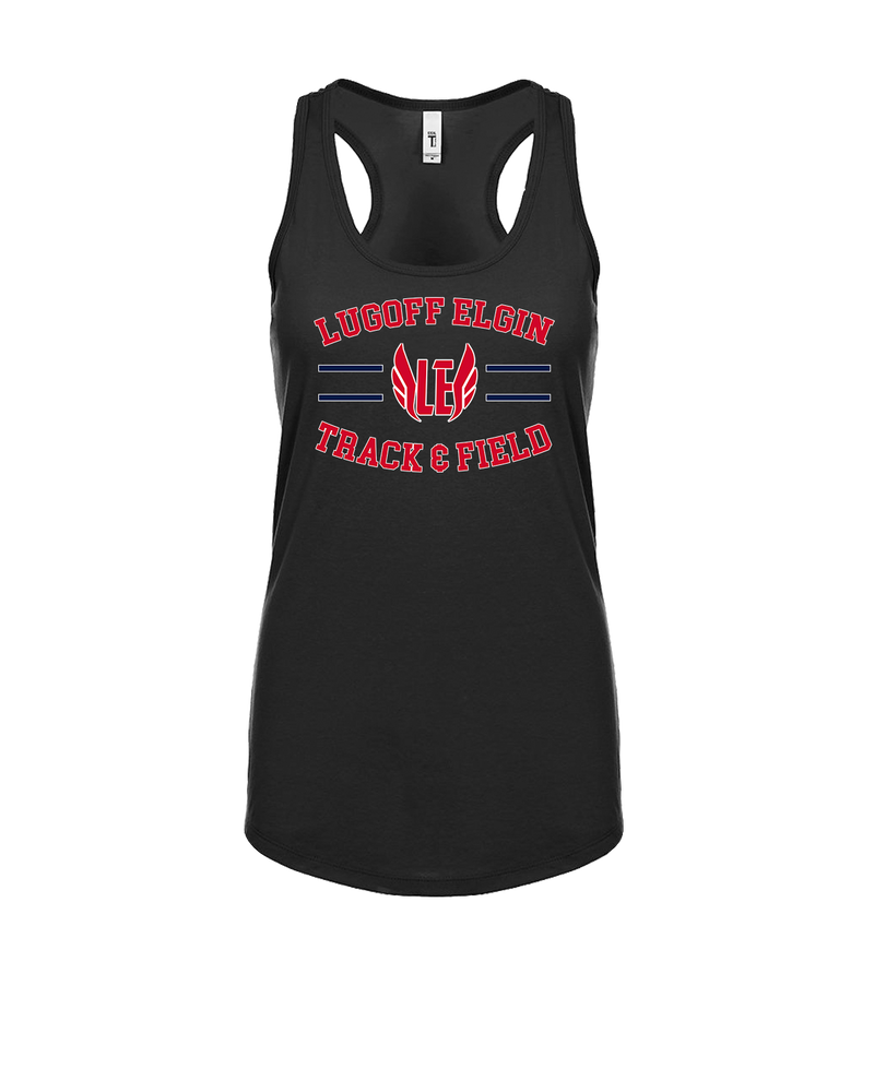 Lugoff Elgin HS Track & Field Curve - Womens Tank Top