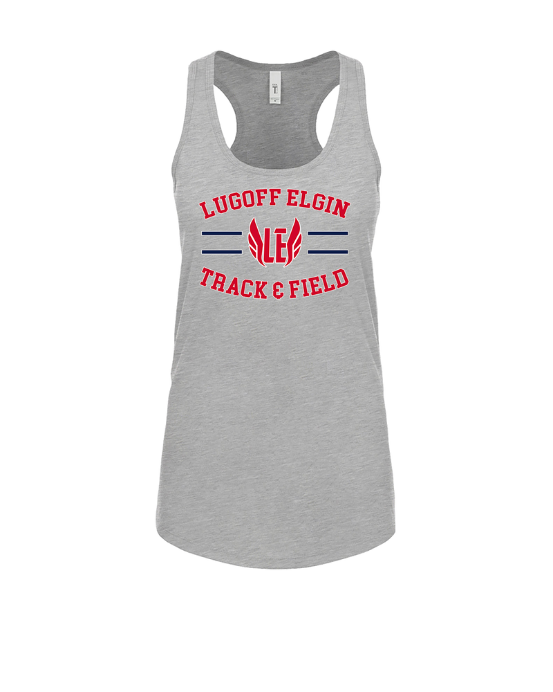 Lugoff Elgin HS Track & Field Curve - Womens Tank Top