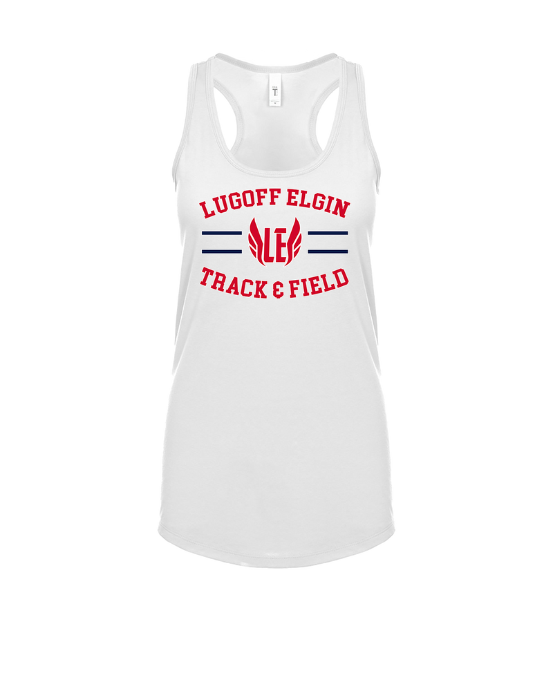 Lugoff Elgin HS Track & Field Curve - Womens Tank Top