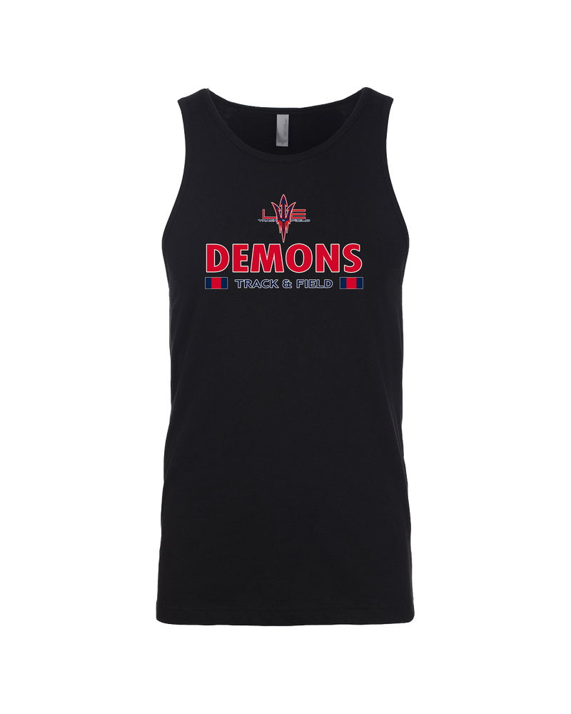 Lugoff Elgin HS Track & Field Stacked - Mens Tank Top