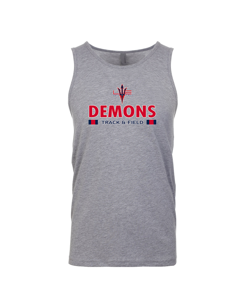 Lugoff Elgin HS Track & Field Stacked - Mens Tank Top