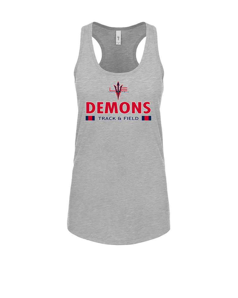 Lugoff Elgin HS Track & Field Stacked - Womens Tank Top