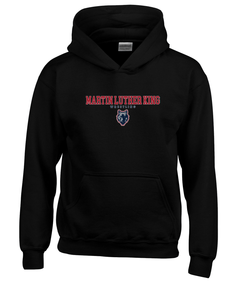 MLK HS  Wrestling Block - Cotton Hoodie