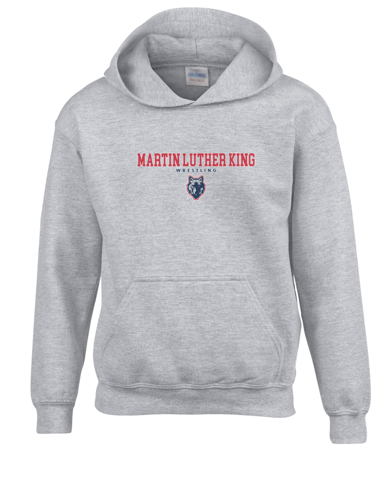 MLK HS  Wrestling Block - Cotton Hoodie