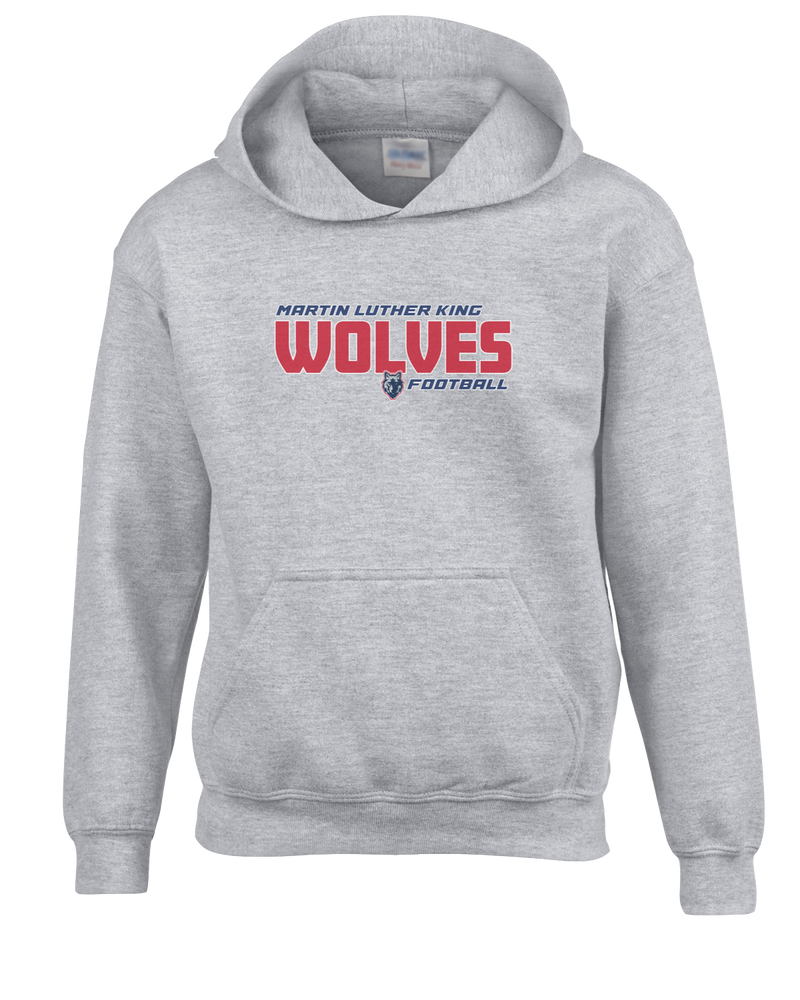 MLK HS Football Bold - Cotton Hoodie