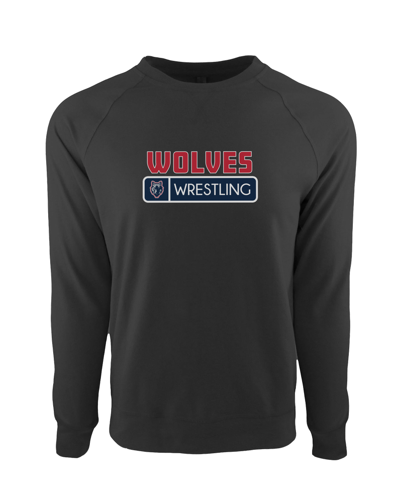 MLK HS  Wrestling Pennant - Crewneck Sweatshirt