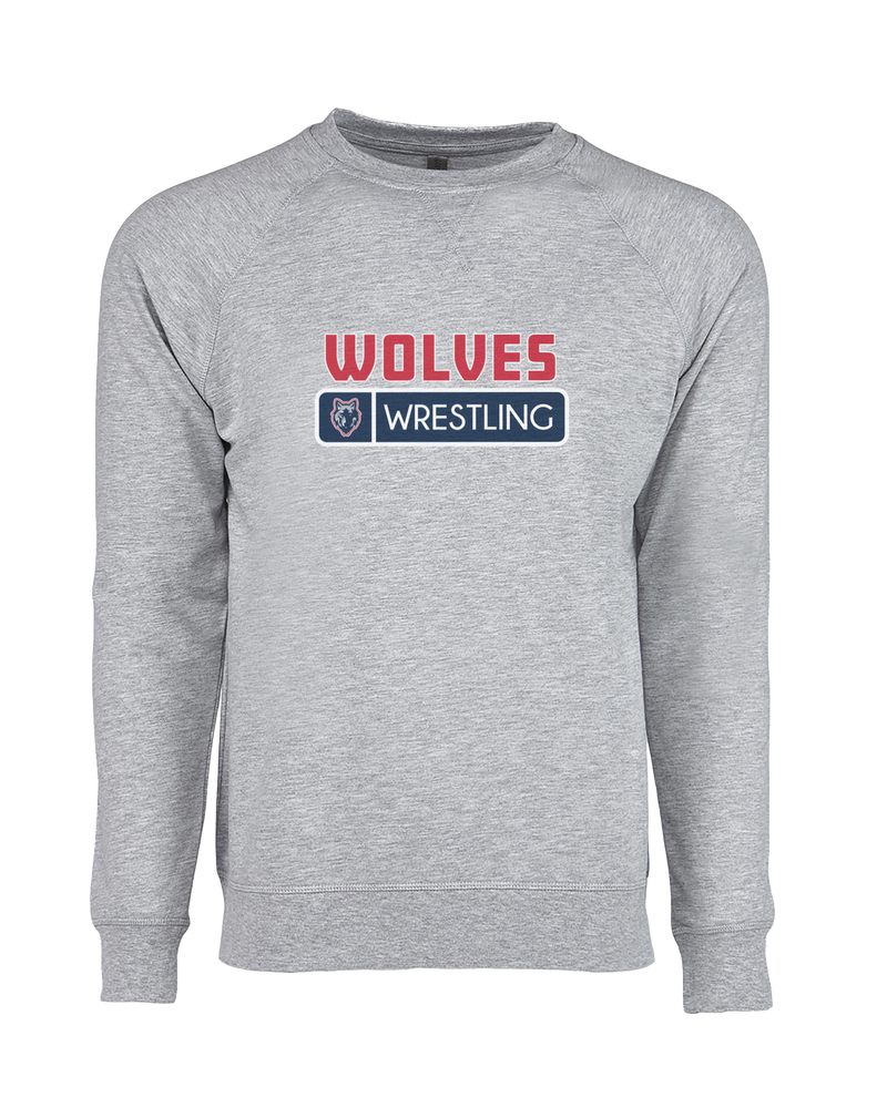 MLK HS  Wrestling Pennant - Crewneck Sweatshirt