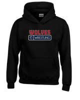 MLK HS  Wrestling Pennant - Cotton Hoodie