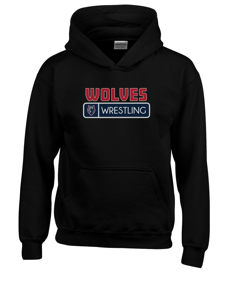 MLK HS  Wrestling Pennant - Cotton Hoodie