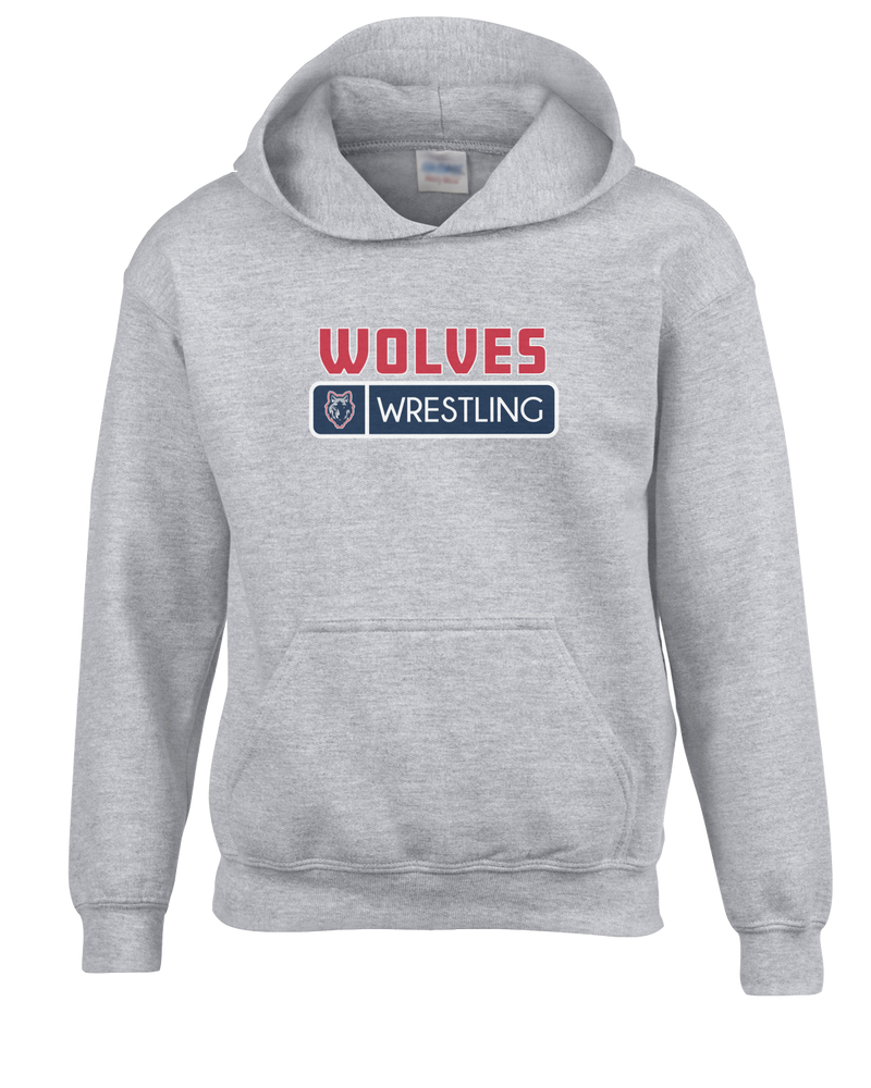 MLK HS  Wrestling Pennant - Cotton Hoodie