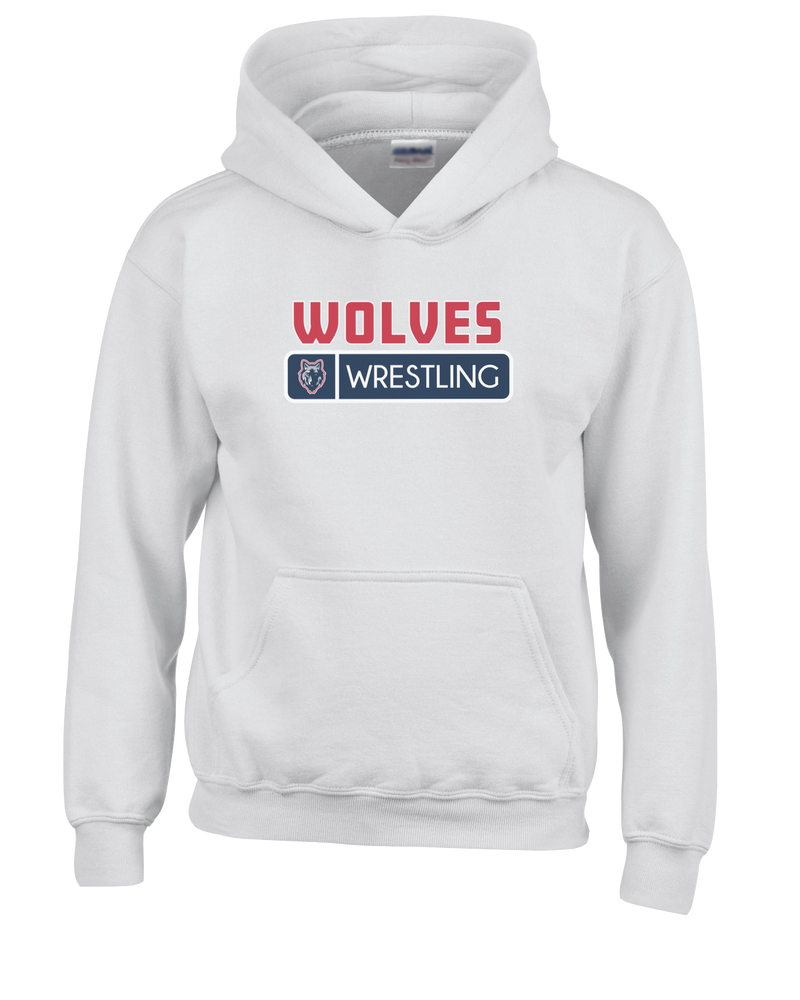 MLK HS  Wrestling Pennant - Cotton Hoodie