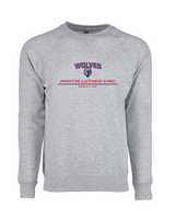 MLK HS  Wrestling Split - Crewneck Sweatshirt